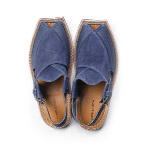 Blue Charsadda Chappal